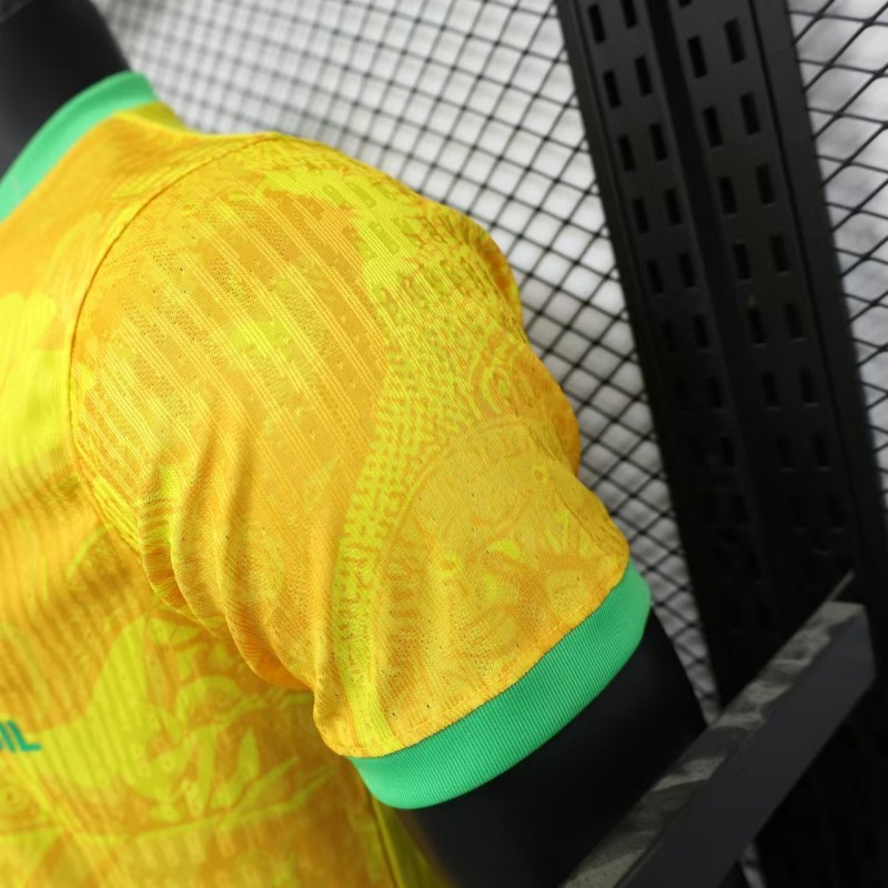 Brazil Orange Special Edition Football Shirt