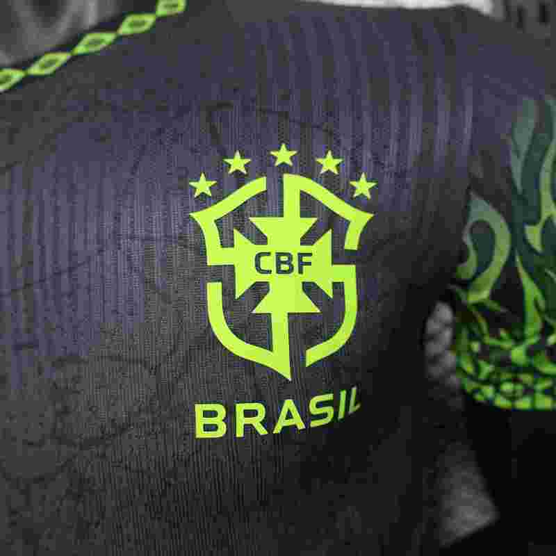 Brazil Orange Special Edition Football Shirt