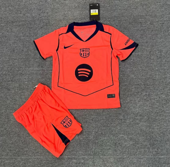 2025-2026 Barcelona third Football Shirt adult Kids kit