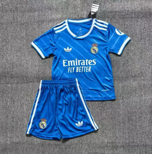 2025-2026 Real Madrid third Football Shirt Kids kit