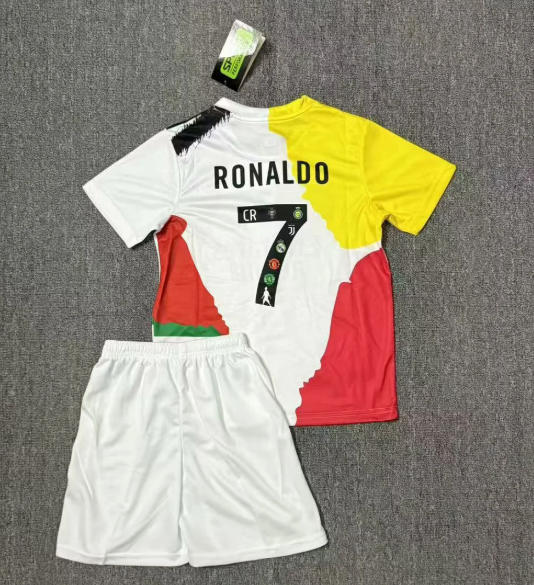2025/26 Ronaldo #7 special edition jersey kids kit