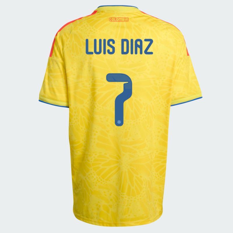 26 27 Colombia Home away Shirt kit James Luis Díaz 2026 2027 New Colombia World Cup Football jersey (Fan Edition)
