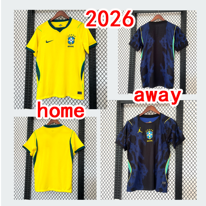 2026 2027 Brazil Home away Shirt adult kids kit 26 27 New Brazil World Cup Football jersey (Fan Edition)