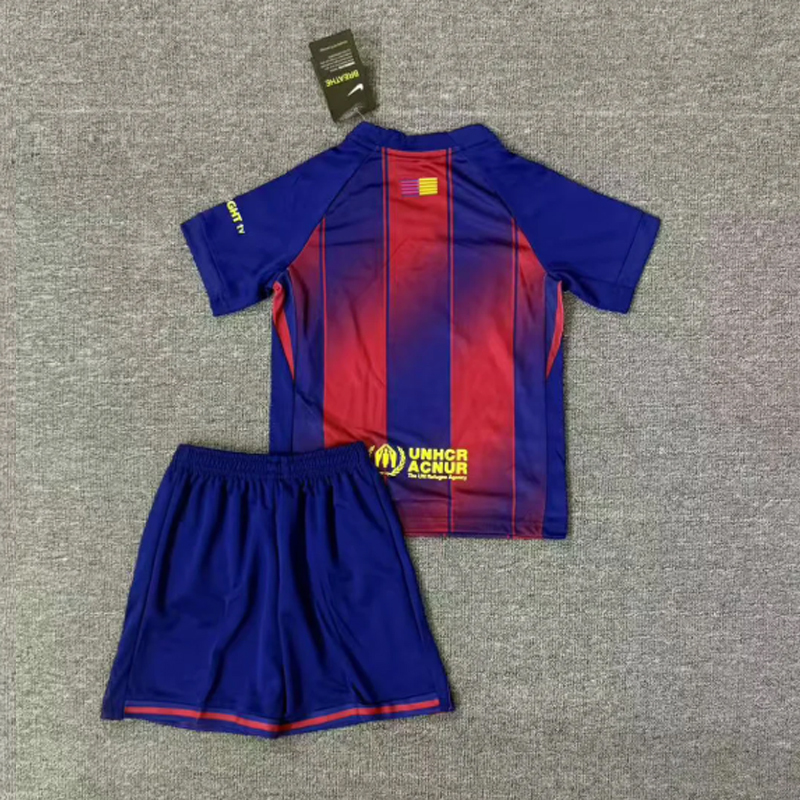 2025-2026 Barcelona home Football Shirt adult Kids kit