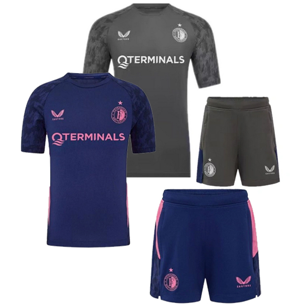 2025 2026 Feyenoord Short sleeved training clothes adult kids kit 25 26 Feyenoord training clothes