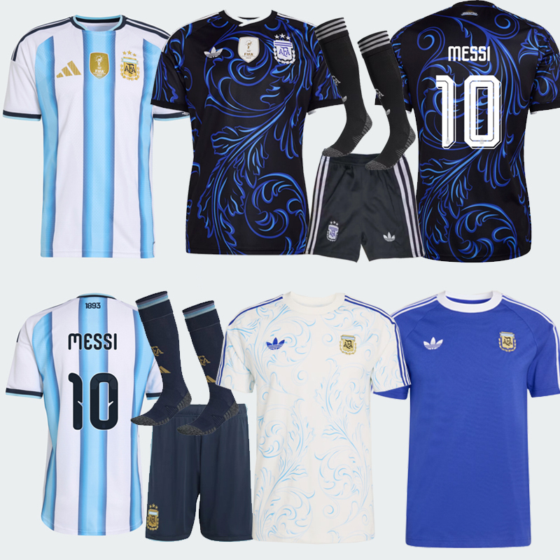 2026 2027 Argentina Home away Shirt kit Messi 26 27 New Argentina World Cup Football jersey (Fan Edition)