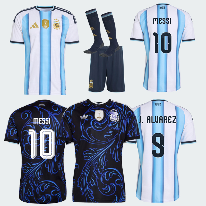 2026 2027 Argentina Home away Shirt kit Messi 26 27 New Argentina World Cup Football jersey (Fan Edition)