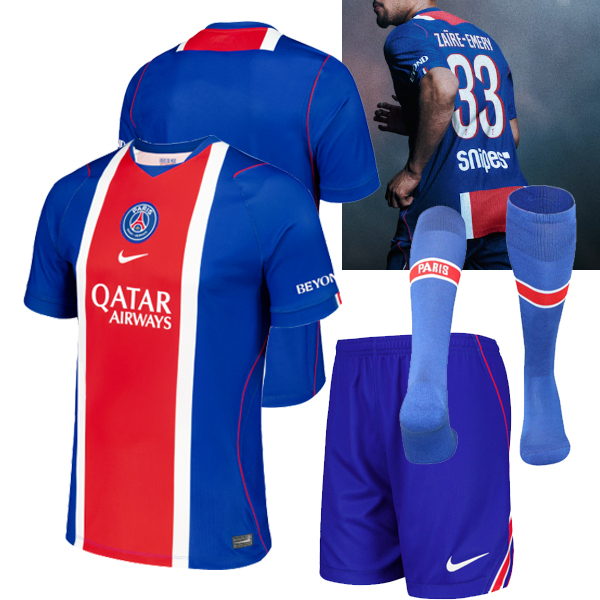 New 2026 2027 PSG home Shirt adult kids kit 25 26 Paris Saint-Germain jersey