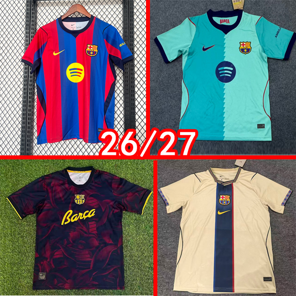 2026 2027 Barcelona Home away Shirt adult 26 27 New Barcelona Football jersey
