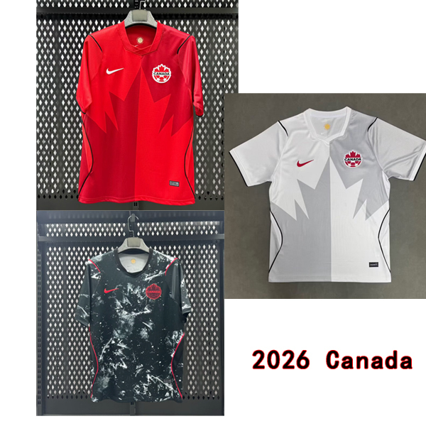 2026 2027 Canada Home away Shirt adult kids kit 26 27 New Canada World Cup Football jersey (Fan Edition)