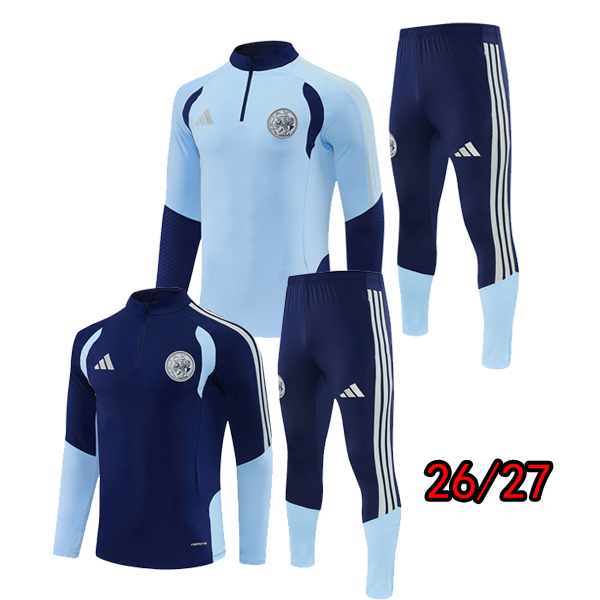 2026 Ajax kids adult kit Sportswear Training Clothes 26/27 Ajax Sports suit training suit