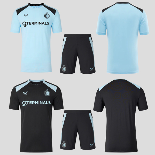 （Pre sale in advance, sent out within 10-25 days）2026 2027 Feyenoord Short sleeved training clothes adult kids kit 26 27 Feyenoord training clothes
