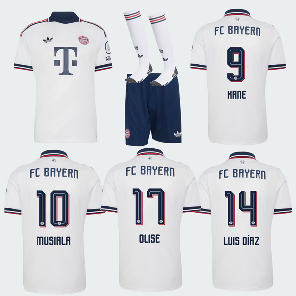 2026 2027 Bayern Munich away Shirt adult kids kit 26 27 New Bayern Munich Football jersey (Fan Edition)