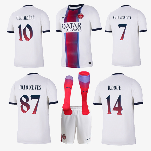 Champions League 2026 2027 psg away Shirt adult kids kit 26 27 New Paris Saint-Germain Football jersey (Fan Edition)