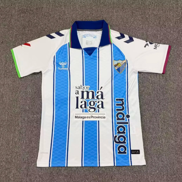 New 26 27 Malaga Home away shirt kids kit 2026 2027 Malaga Football jersey (Fan Edition)