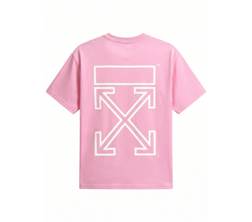 OFF-WHITE UV-Reactive Embroidered Back Print T-Shirt