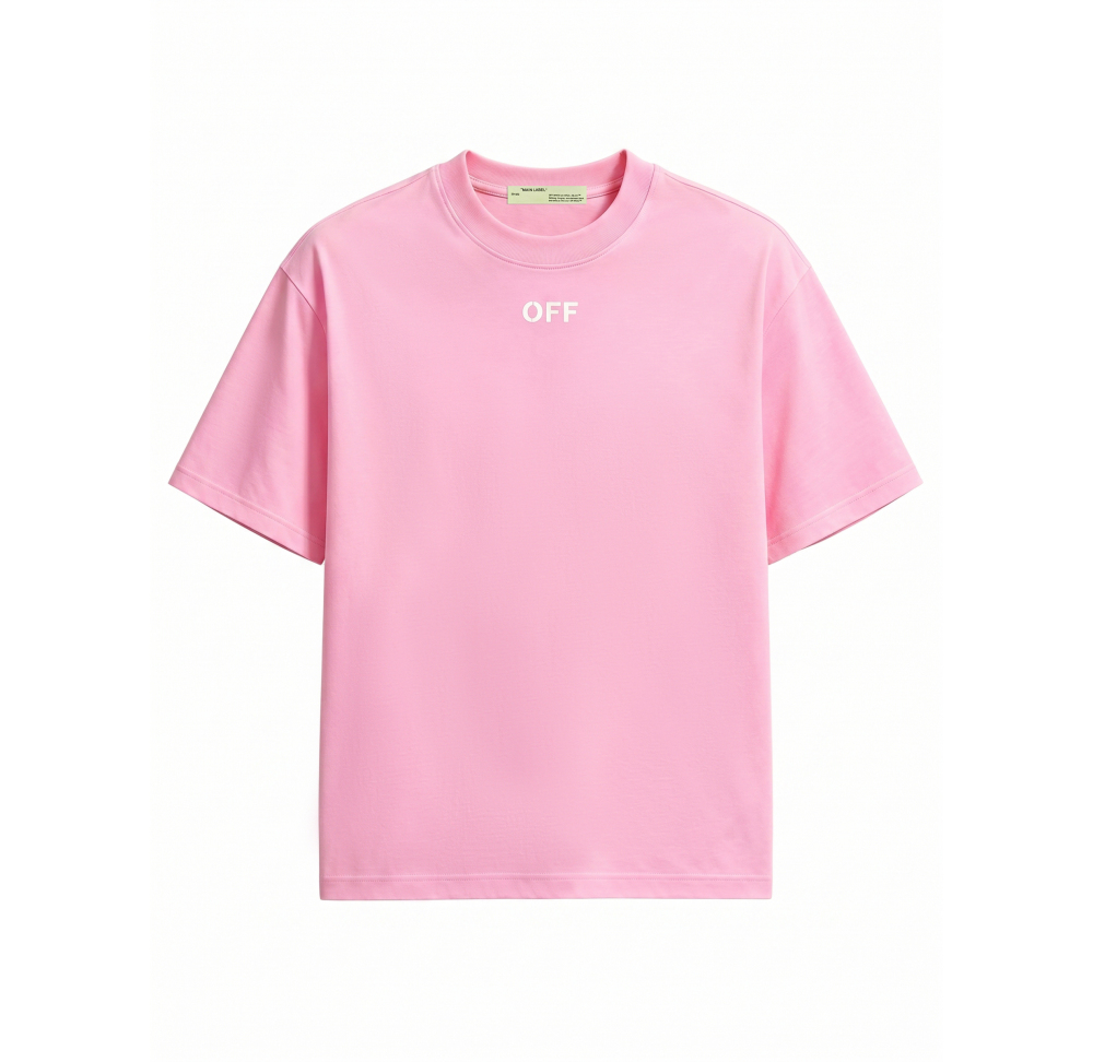 OFF-WHITE UV-Reactive Embroidered Back Print T-Shirt