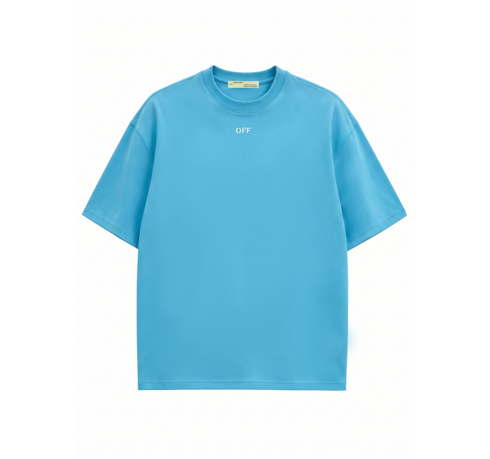OFF-WHITE UV-Reactive Embroidered Back Print T-Shirt