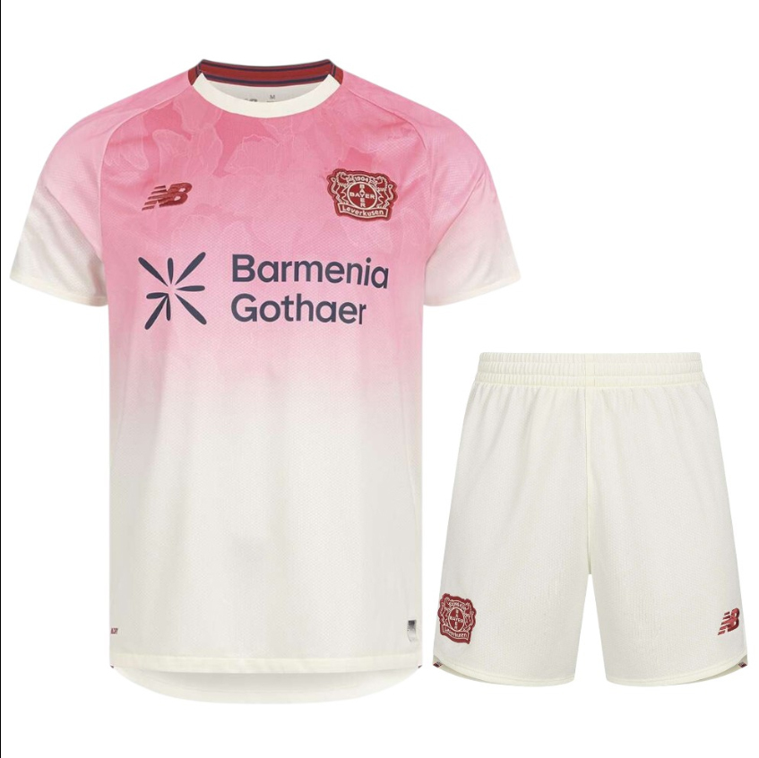 Leverkusen 2025-2026 season children's away jersey