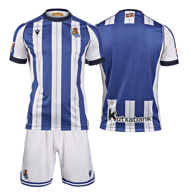 Real Sociedad 2025-2026 season children's home jersey