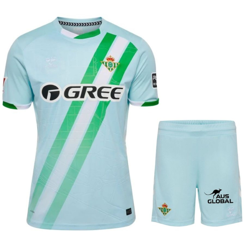 Real Betis 2025-2026 season children's away jersey
