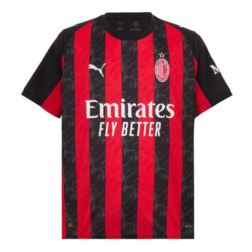 AC Milan 2025-2026 season home jersey fan version
