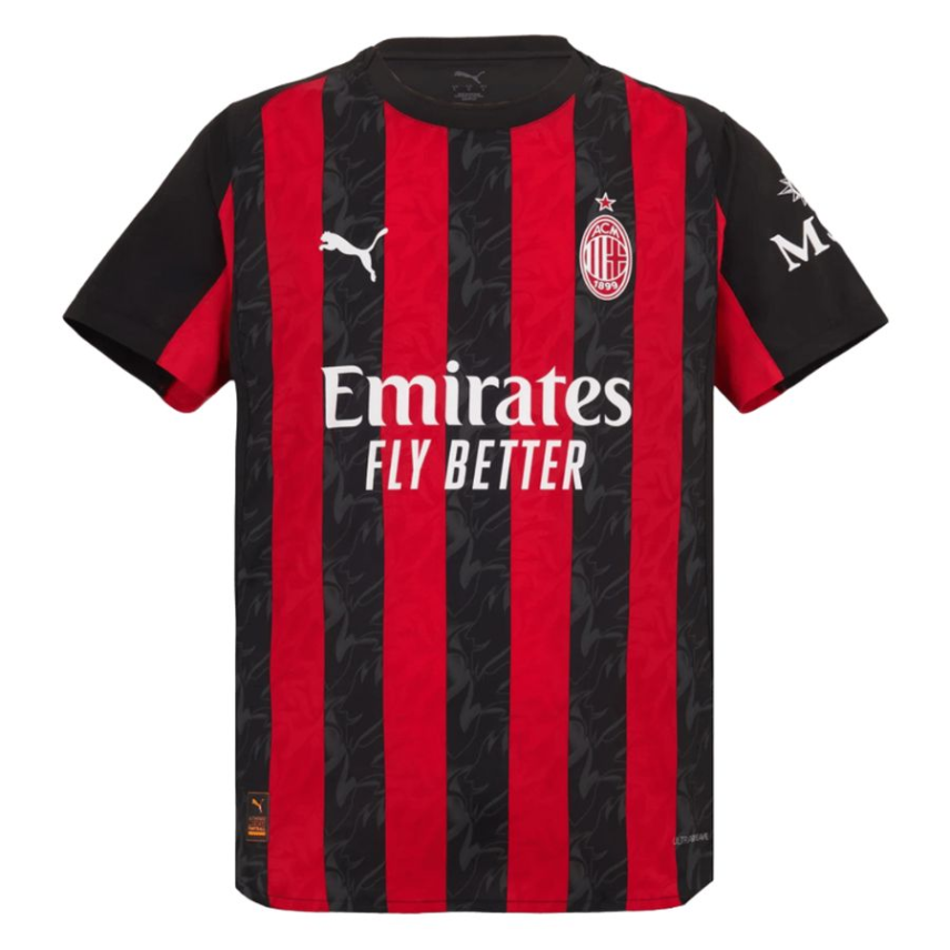 AC Milan 2025-2026 season home jersey player version