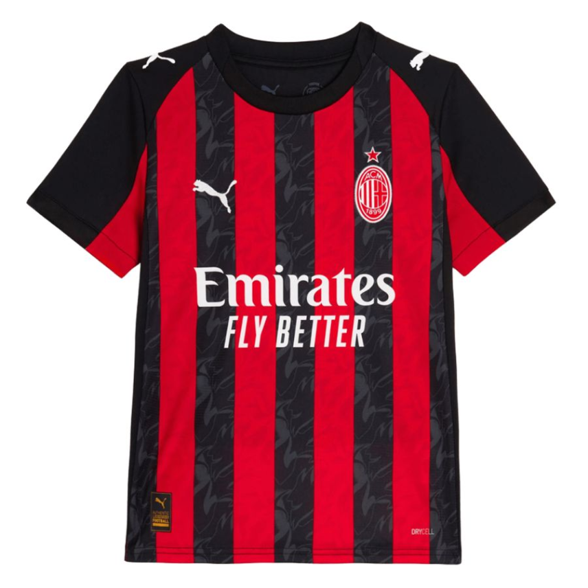 AC Milan 2025-2026 season children's home jersey