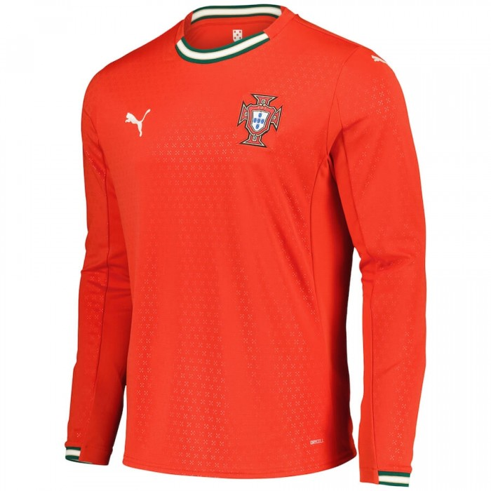 Portugal 2025-2026 season home jersey long sleeves