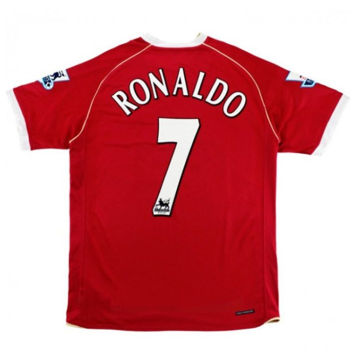 Manchester United 2006-2007 season home jersey No. 7 Ronaldo