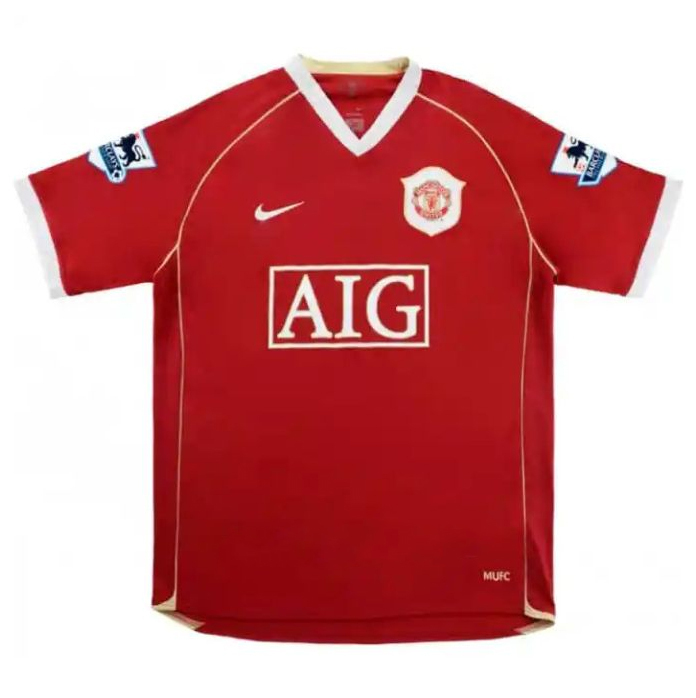 Manchester United 2006-2007 season home jersey No. 7 Ronaldo