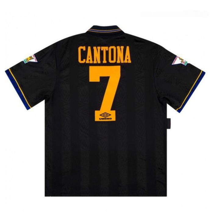 Manchester United 1993-1994 season away jersey No. 7 Cantona