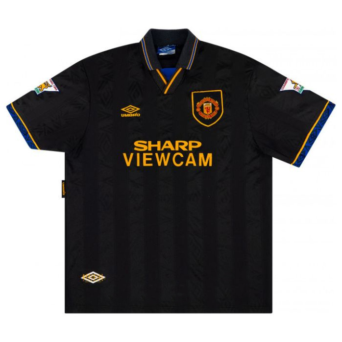 Manchester United 1993-1994 season away jersey No. 7 Cantona