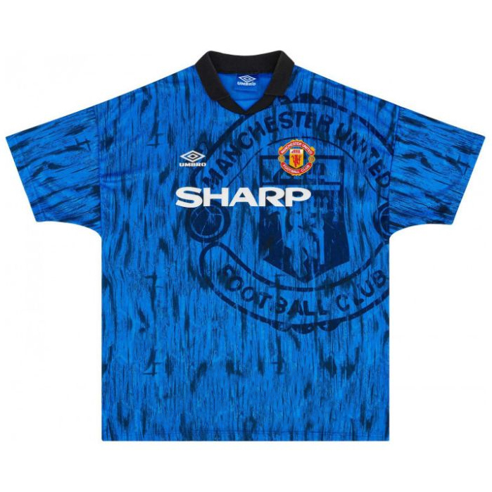 Manchester United 1992-1993 season away jersey No. 7 Cantona