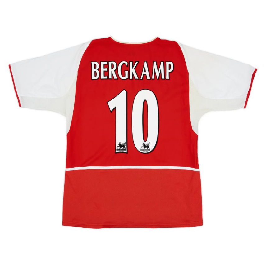 Arsenal 2000-2002 season home jersey No. 10 Bergkamp