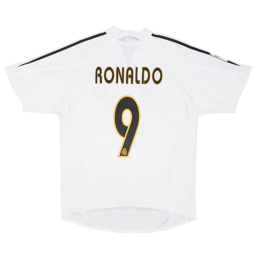 Real Madrid 2004-2005 season home jersey No. 9 Ronaldo