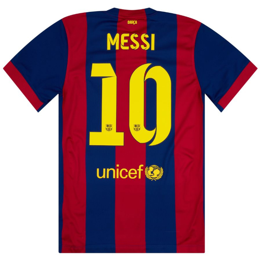Barcelona 2014-2015 season home jersey No. 10 Messi