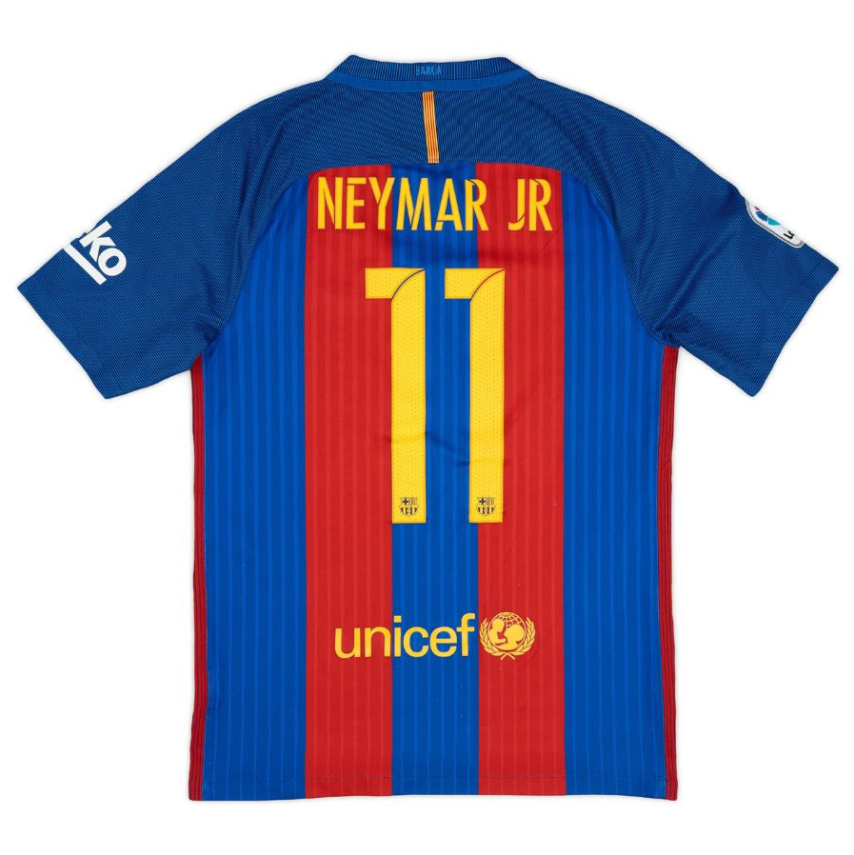 Barcelona 2016-2017 season home jersey No. 11 Neymar