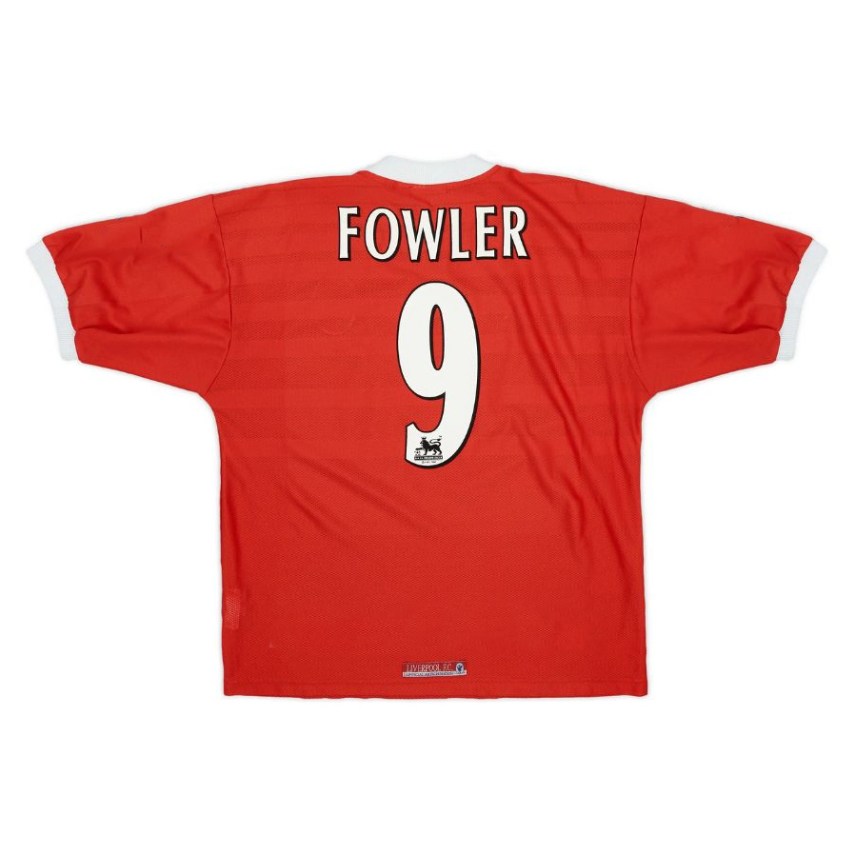 Liverpool 1998-1999 season home jersey No. 9 Fowler