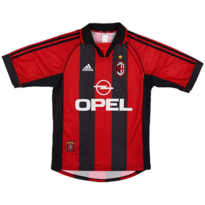 AC Milan 1998-2000 season home jersey No. 3 Maldini