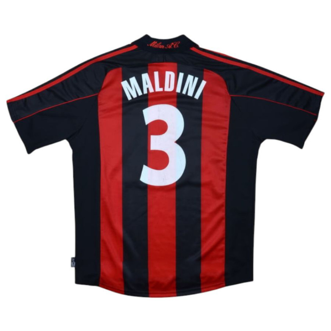 AC Milan 2000-2002 season home jersey No. 3 Maldini