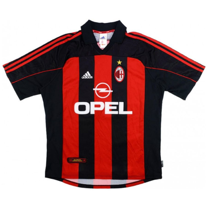 AC Milan 2000-2002 season home jersey No. 7 Shevchenko