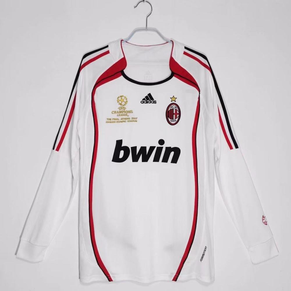 AC Milan 2006-2007 season away jersey long sleeves No. 22 Kaka