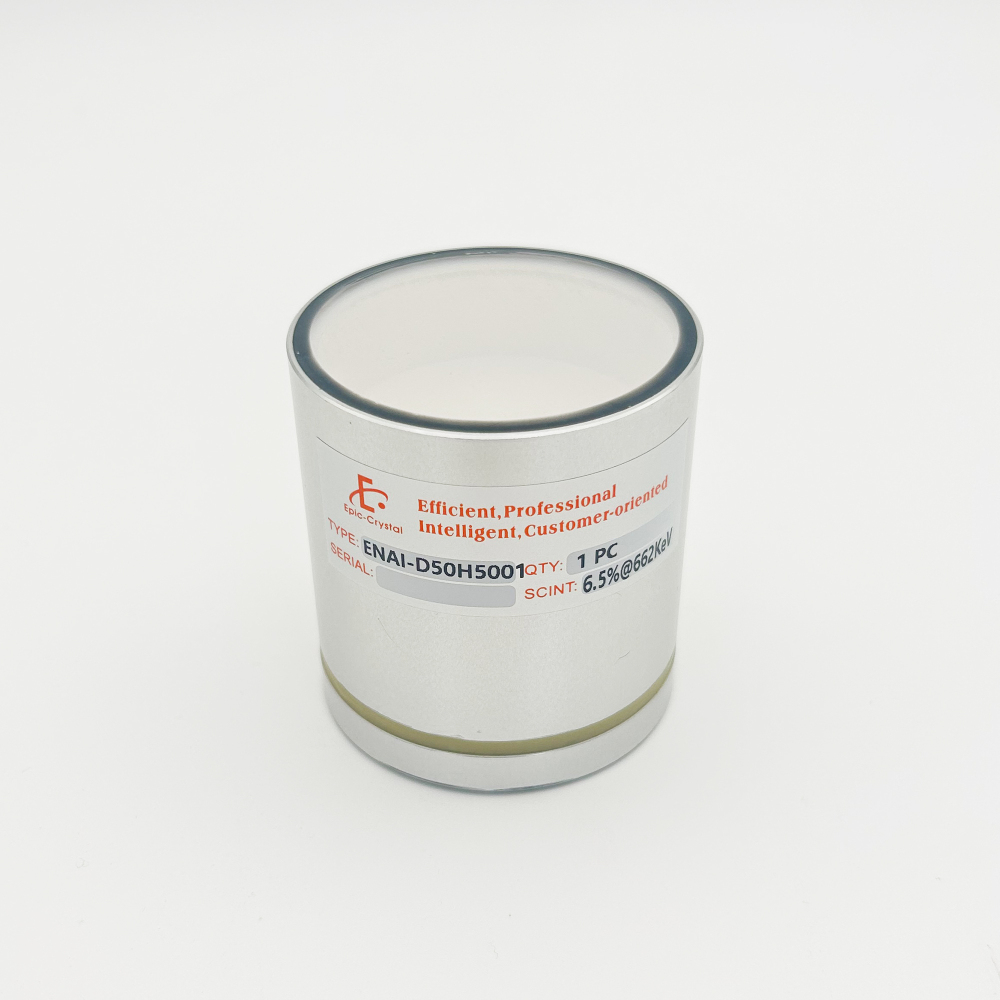 NaI(Tl) Crystal; Sodium Iodide doped with Thallium; 50x50mm; 2inchx2inch