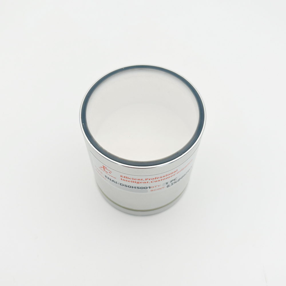 NaI(Tl) Crystal; Sodium Iodide doped with Thallium; 50x50mm; 2inchx2inch