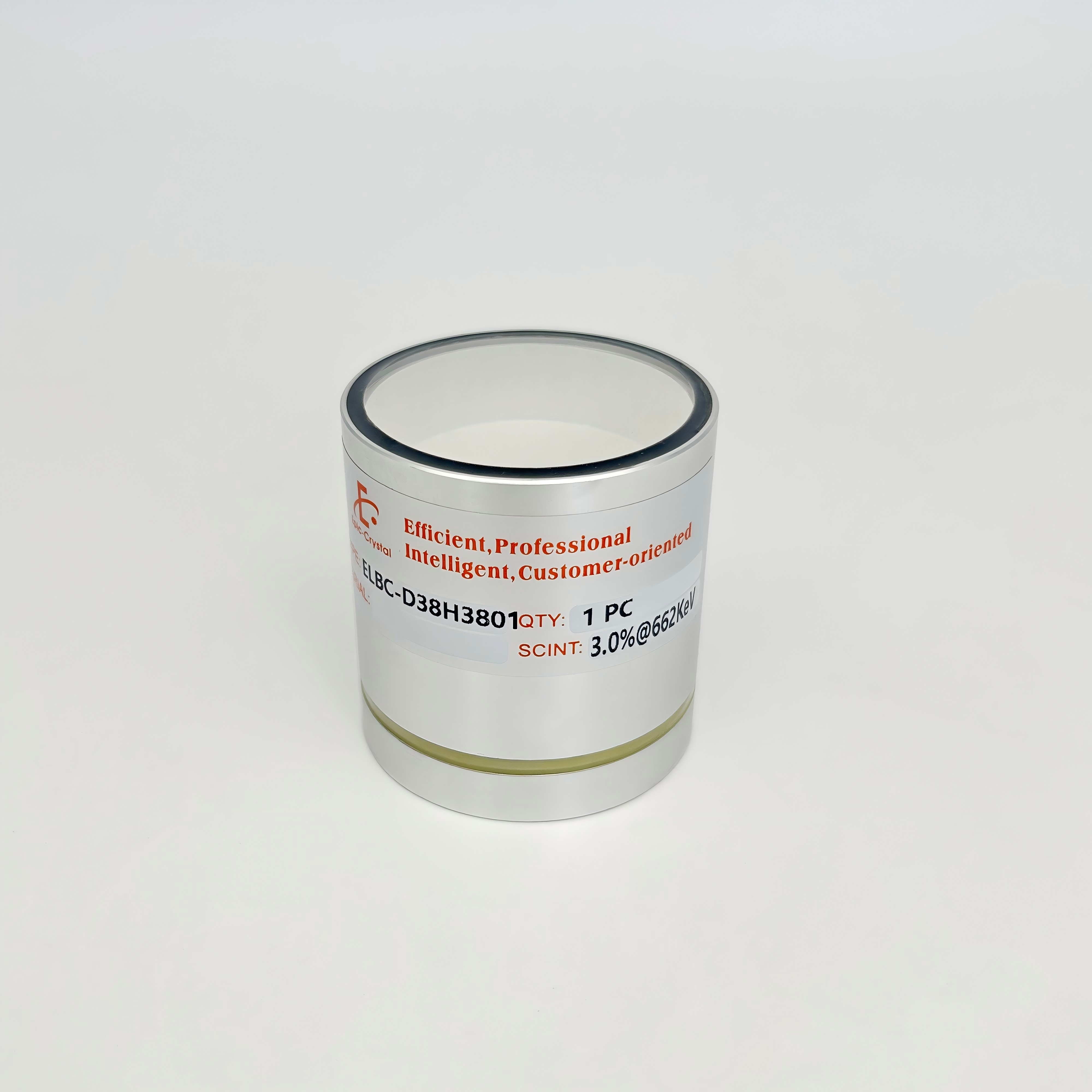 LaBr,LaBr3,Lanthanum Bromide,25x25mm,1.5inchx1.5 inch, 1.5''x1.5''