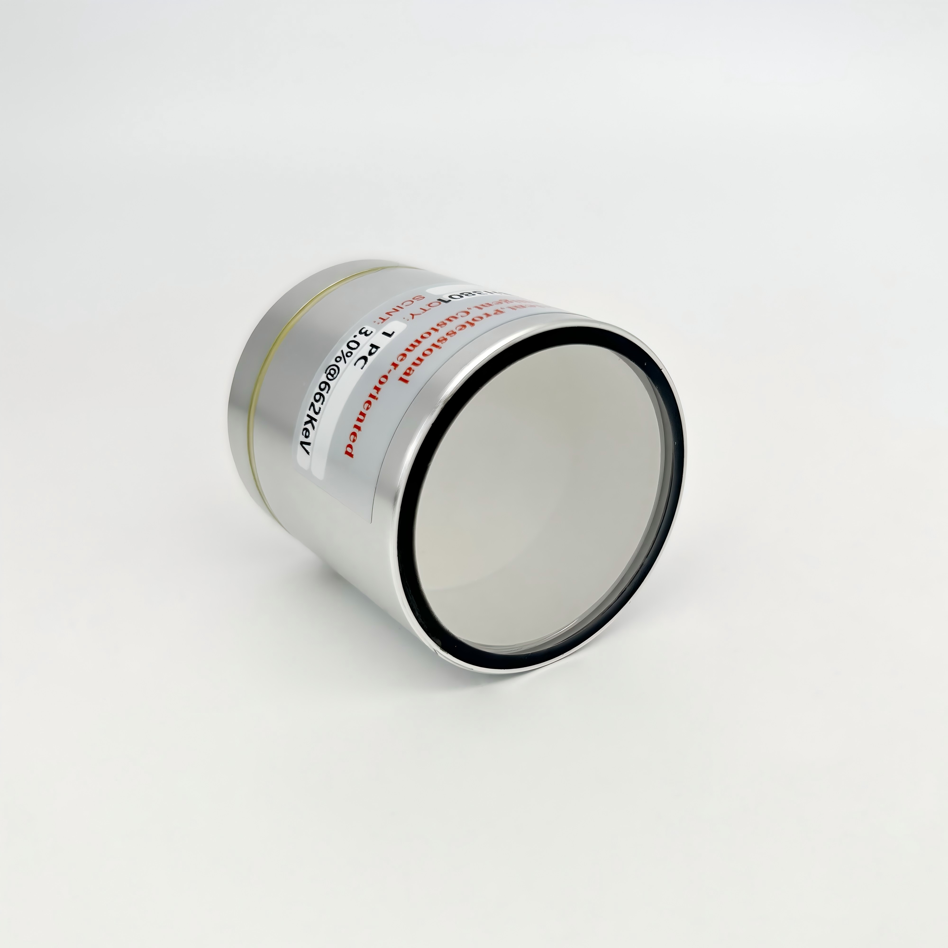 LaBr,LaBr3,Lanthanum Bromide,25x25mm,1.5inchx1.5 inch, 1.5''x1.5''