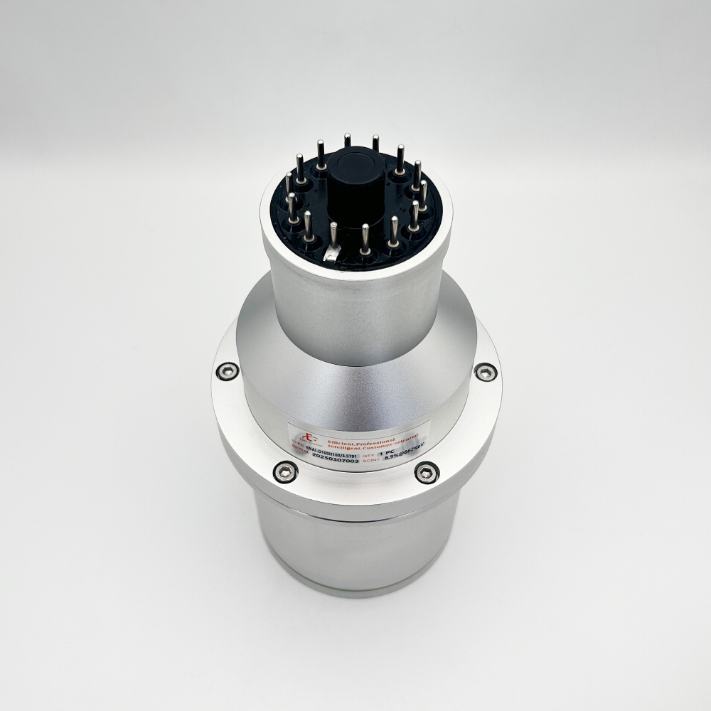 NaI(Tl)  detector;100x100mm;NaI(Tl) +PMT;CR366;Sodium Iodide doped with Thallium
