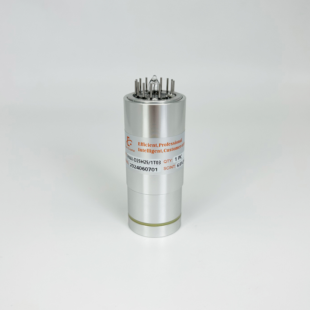 NaI(Tl) Detector，25x25mm，1‘’x1‘’，NaI(Tl) +PMT,CR332/R1924A； Sodium Iodide doped with Thallium