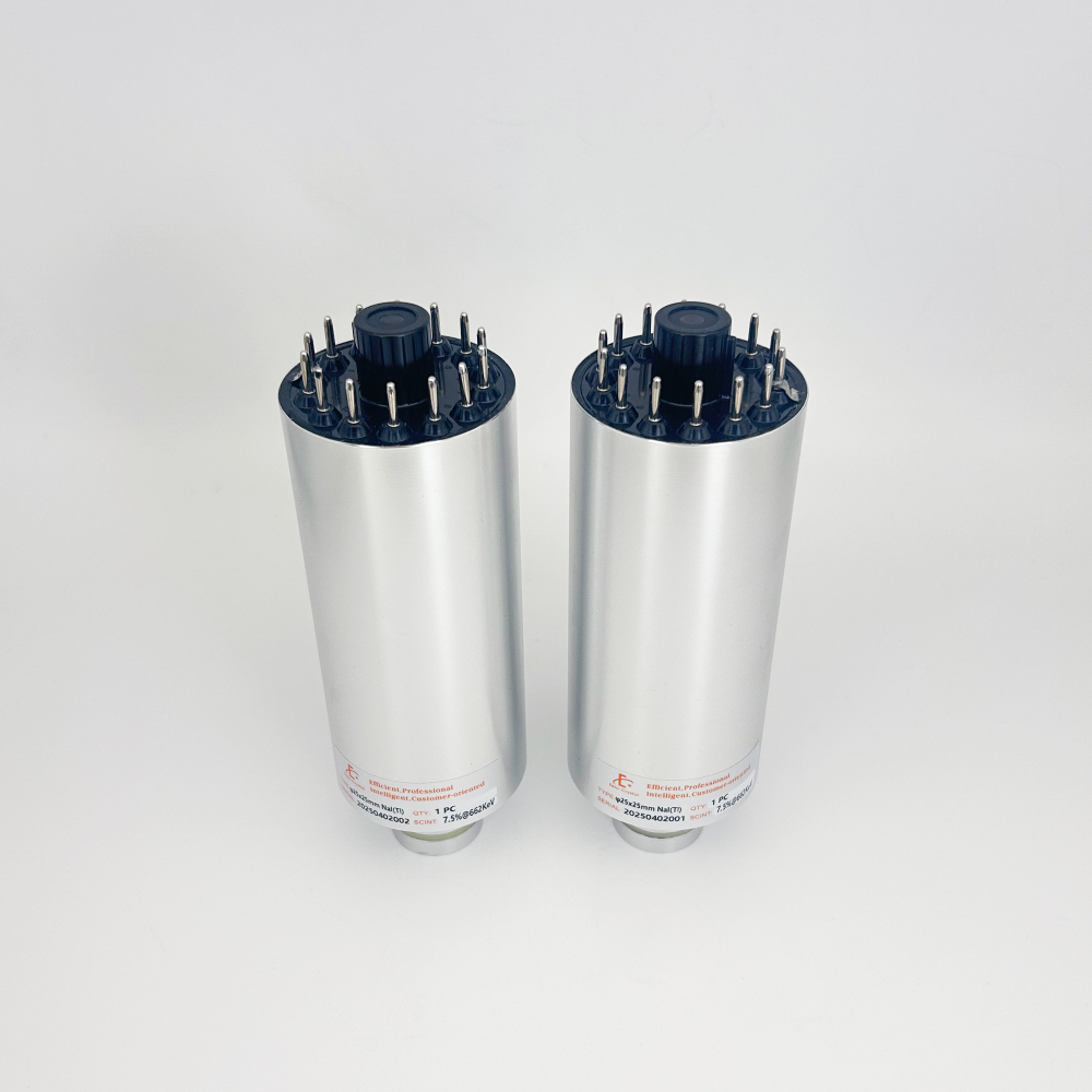 NaI(Tl) Detector，25x25mm，1‘’x1‘’，NaI(Tl) +PMT,CR332/R1924A； Sodium Iodide doped with Thallium